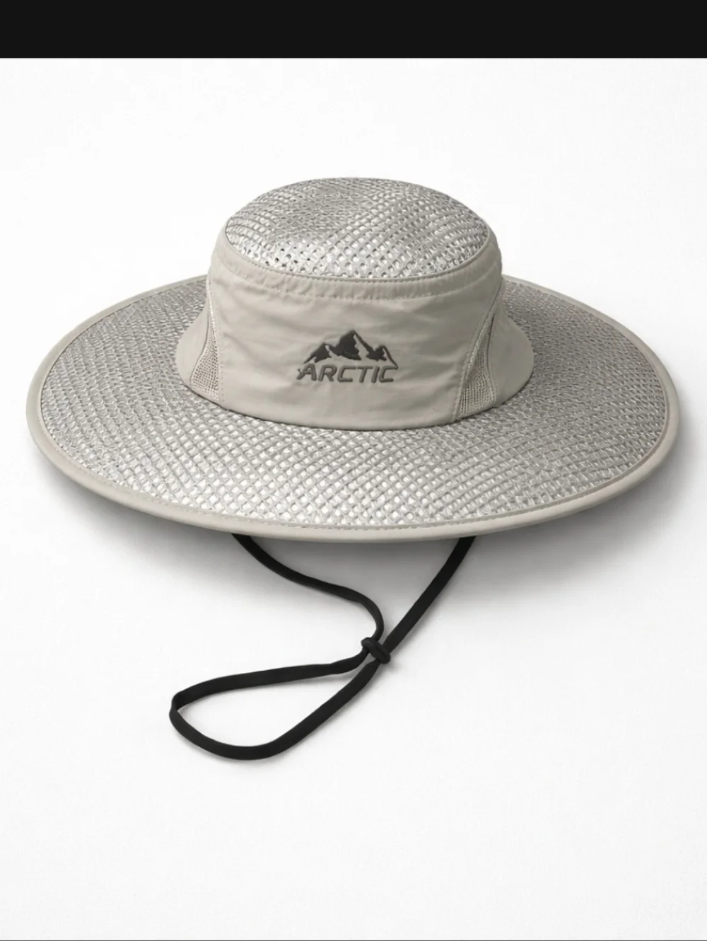 Arctic Air Evaporative Cooling Hat One Size Silver Ventilated UV Protection